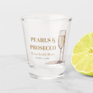 Verre A Shot Élégantes Perles Dorées et Fête de Mariage au Pros