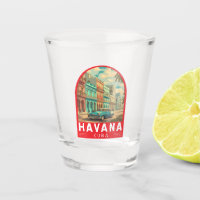 Emblème d'art de voyage à La Havane Cuba