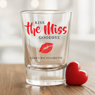 Verre A Shot Embrasser la demoiselle d'adieu Fête de Fiançaille
