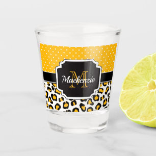 Verre A Shot Empreinte de léopard mignon