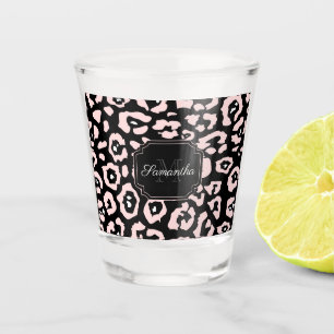 Verre A Shot Empreinte de léopard mignon