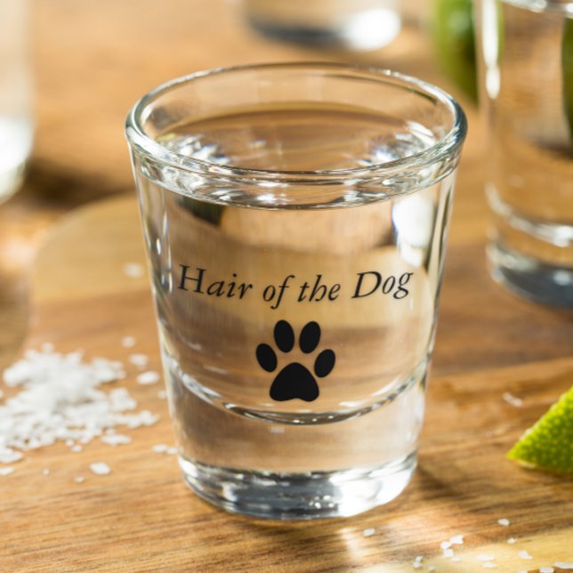 Verre A Shot Empreinte de Patte de Poil de Chien (Créateur téléchargé)