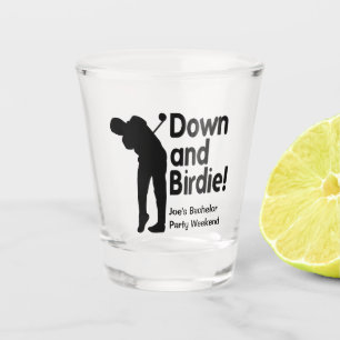 Verre A Shot En bas et Birdie