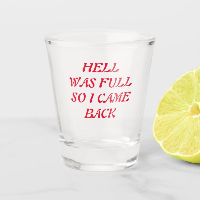 Verre A Shot enfer (Devant)