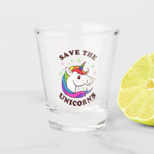 Verre A Shot Enregistrer Les Unicornes