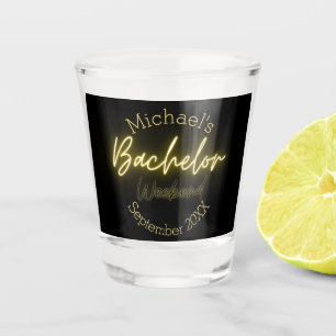 Verre A Shot Enterrement de vie de garçon Moderne Minimaliste N