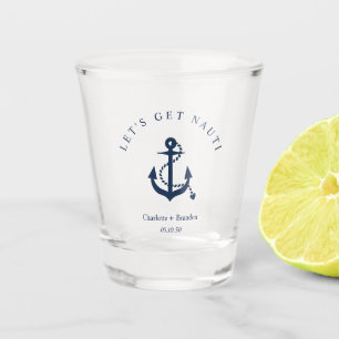 Verre A Shot Enterrement de vie de jeune fille de mariage nauti