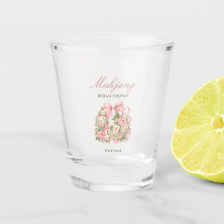 Verre A Shot enterrement de vie de jeune fille Mahjong