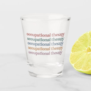 Verre A Shot Ergothérapie Rétro OT Cadeaux de fin d'études