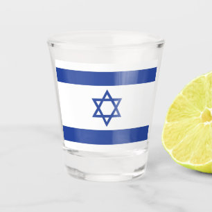 Verre A Shot Etat d'Israël Drapeau, Étoile de David Juifs
