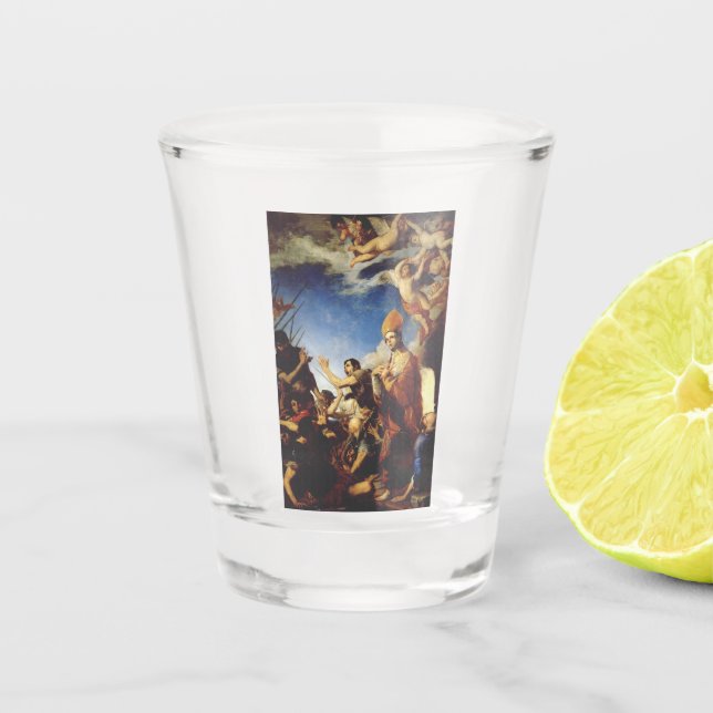 Verre A Shot Évêque de Saint Januarius de Bénévent (Devant)