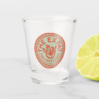 Verre A Shot Expat Vintage Orange