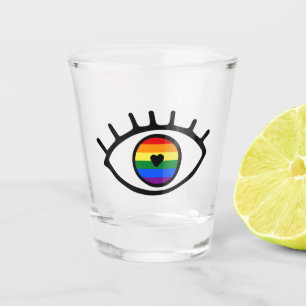 Verre A Shot Eye Rainbow