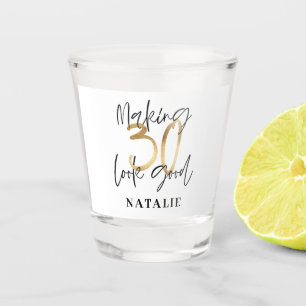 Verre A Shot Faire paraître 30 belles fêtes d'anniversaire en o