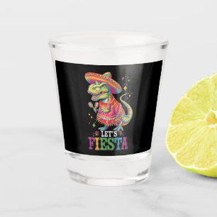 Verre A Shot Faisons la Fête Cinco De Mayo T Rex Dinosaure