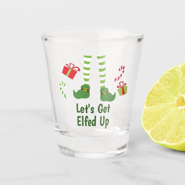 Verre A Shot Faisons-nous un Noël humoristique (Devant)