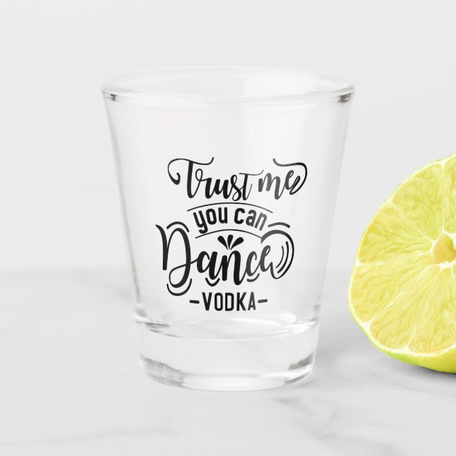 Verre A Shot Faites-moi confiance - Vodka - (Devant)