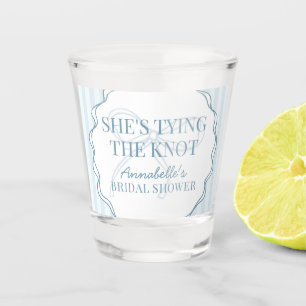 Verre A Shot Favori de Baby Shower Mariage Pastel avec Nœud Coq