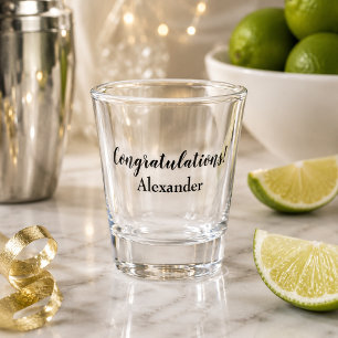 Verre A Shot Félicitations Chic