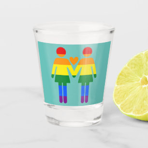 Verre A Shot Femmes Rainbow