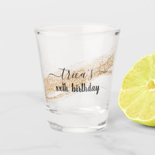 Verre A Shot Fête d'anniversaire Gold