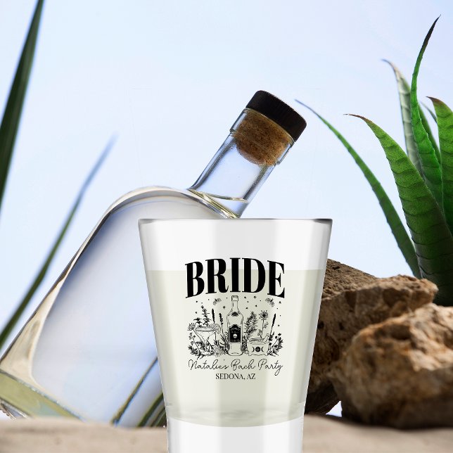 Verre A Shot Fête de Bachelorette Coven de mariée sur mesure (Créateur téléchargé)