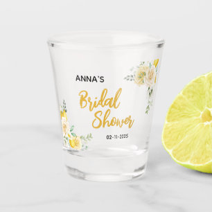 Verre A Shot Fête de mariage élégante aux fleurs de citron