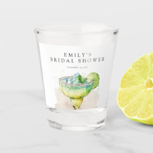 Verre A Shot Fête des mariées d'aquarelle Fiesta
