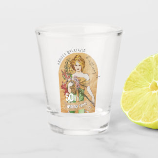 Verre A Shot Fête du 50e anniversaire, Déesse du printemps, Art