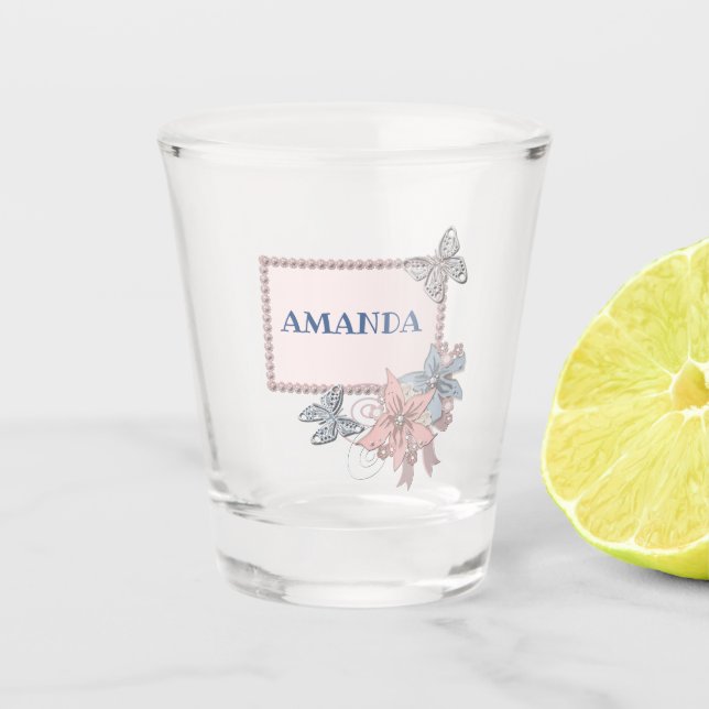 Verre A Shot fête, fête, fête de bachelorette (Devant)