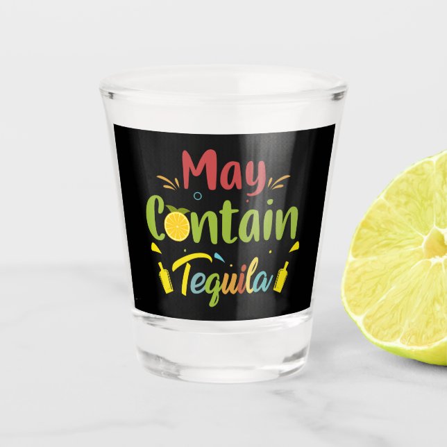 Verre A Shot fête mexicaine de la soif (Devant)