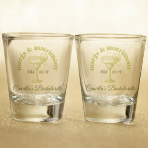 Verre A Shot Fête Tropicale Enterrement de Vie de Jeune Fille