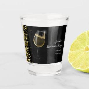 Verre A Shot Filles week-end mocktail bachelorette soirée or