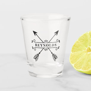 Verre A Shot Flèches croisées rustiques ID615