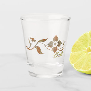 Verre A Shot Fleurs de temples