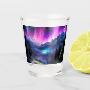 Verre A Shot Forêt enchantée