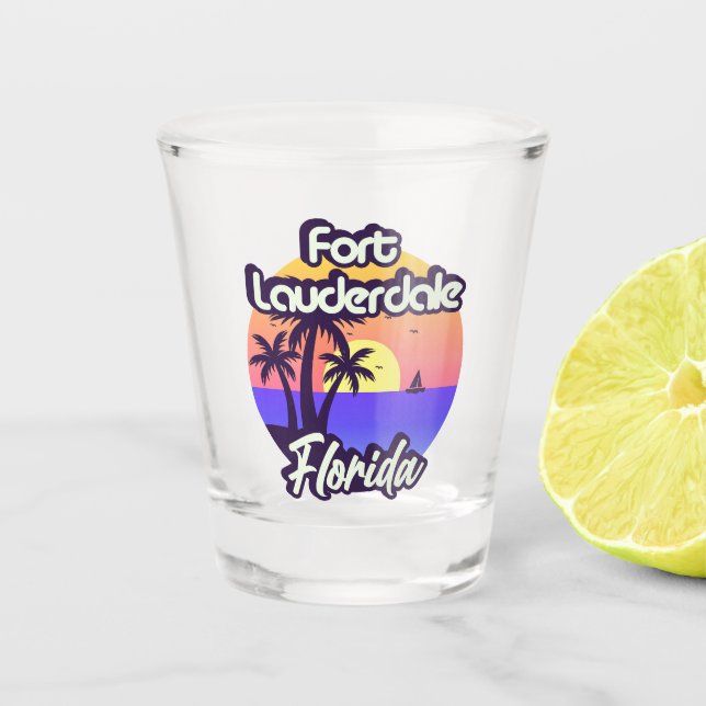 Verre A Shot Fort Lauderdale Floride (Devant)