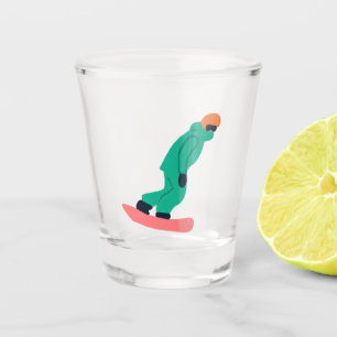 Verre A Shot Freeride Snowboardeur Suit Vert Snowboard