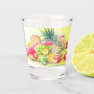 Verre A Shot Fruits heureux