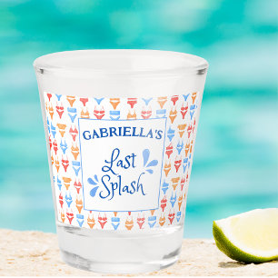 Verre A Shot Fun "Dernier Splash" Thème Bachelorette personnali