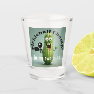 Verre A Shot Funny Champ de Pickleball Shot Glass