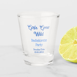 Verre A Shot girls gone wild bachelorette party blue name retro