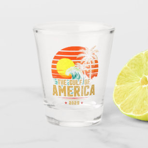Verre A Shot Golfe des USA Amérique Est 2025 Retro Vintage