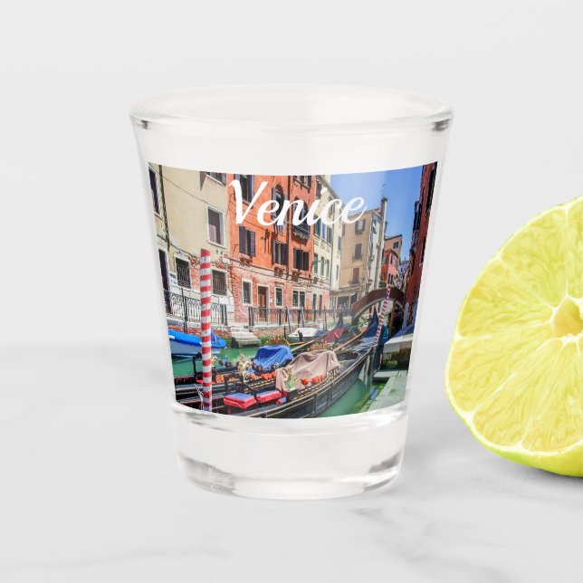 Verre A Shot gondole traditionnelle à Venise (Devant)