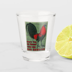 Verre A Shot Grand Coq Rouge