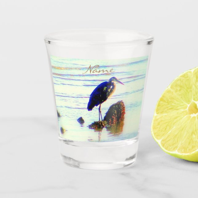 Verre A Shot Grand héros bleu Design Thunder_Cove (Devant)