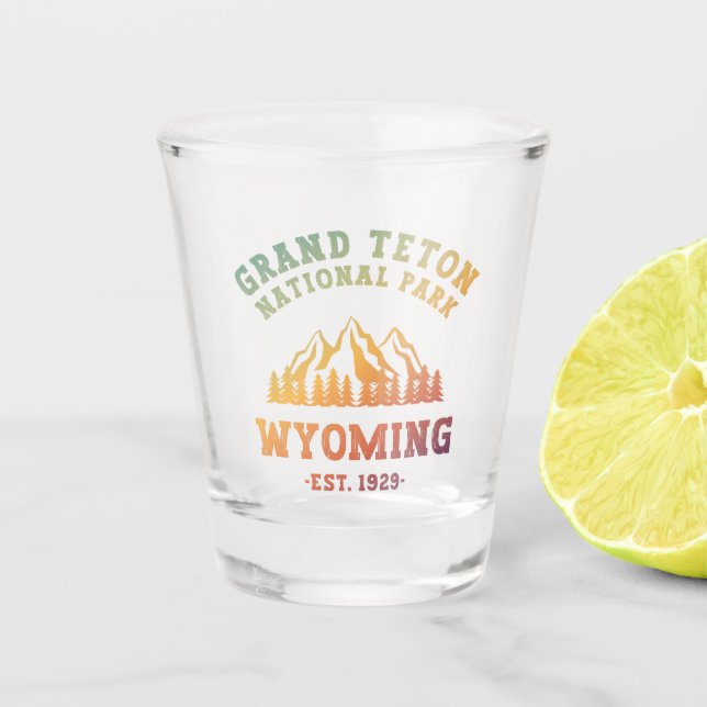 Verre A Shot Grand Teton National Park Wyoming USA Gradient (Devant)