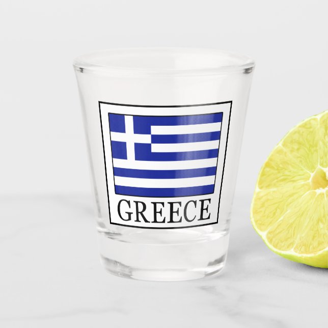 Verre A Shot Grèce (Devant)