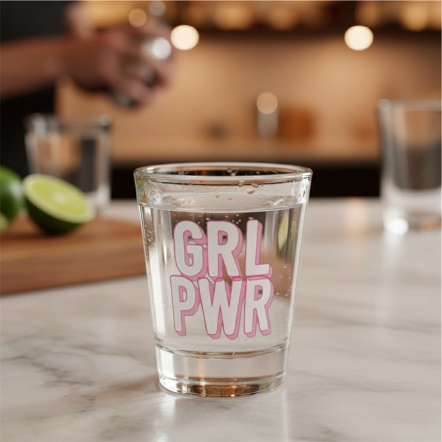 VERRE A SHOT GRL PWR (Créateur téléchargé)