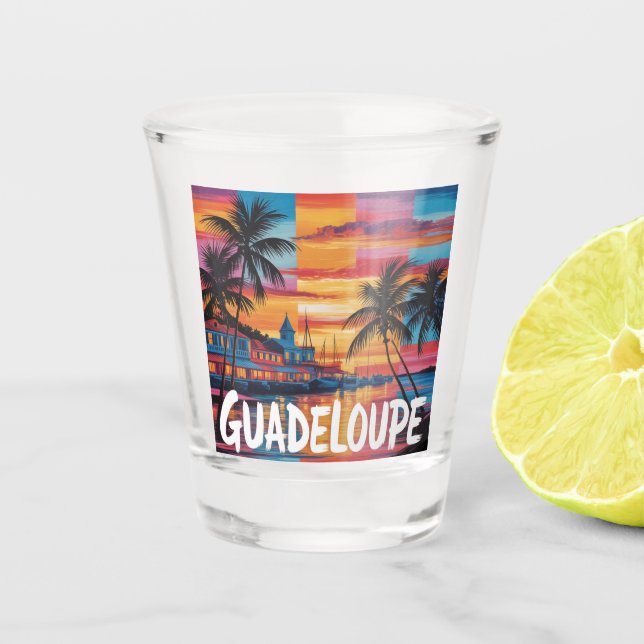 Verre A Shot Guadeloupe  (Devant)